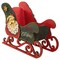 Northlight Santa Claus "Merry Christmas" Sleigh Decoration - 11.5"